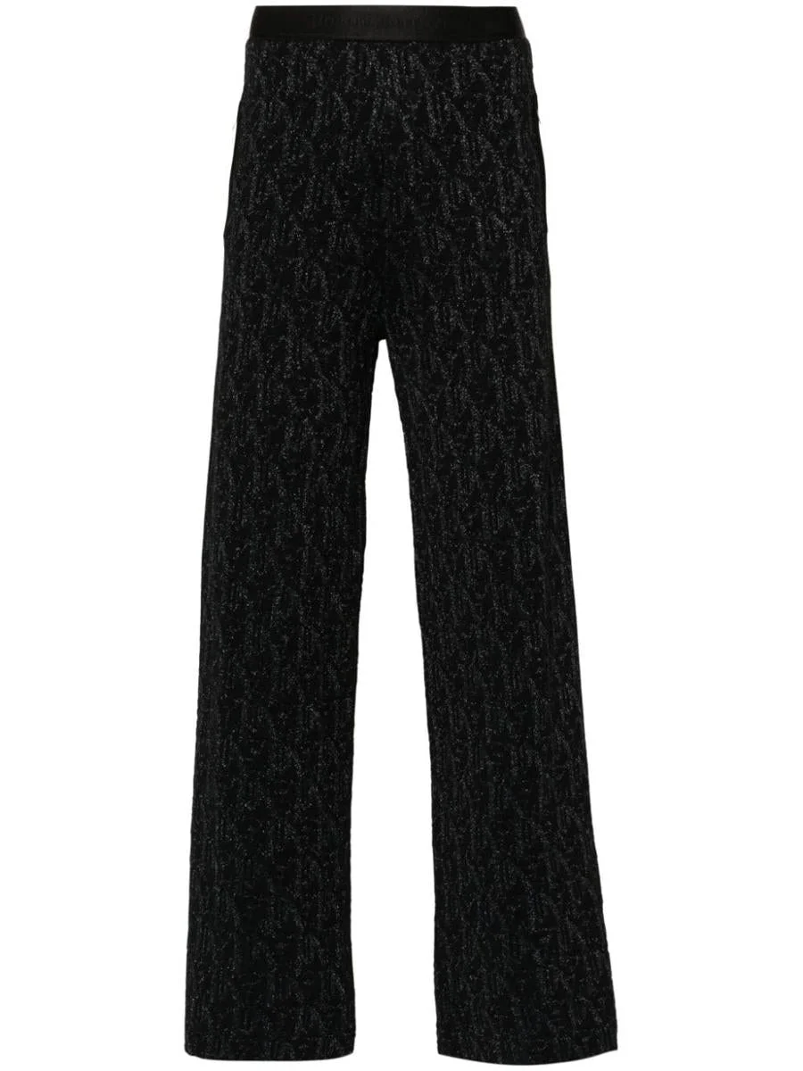 Palm Angels Knitted Flared Trousers - 1