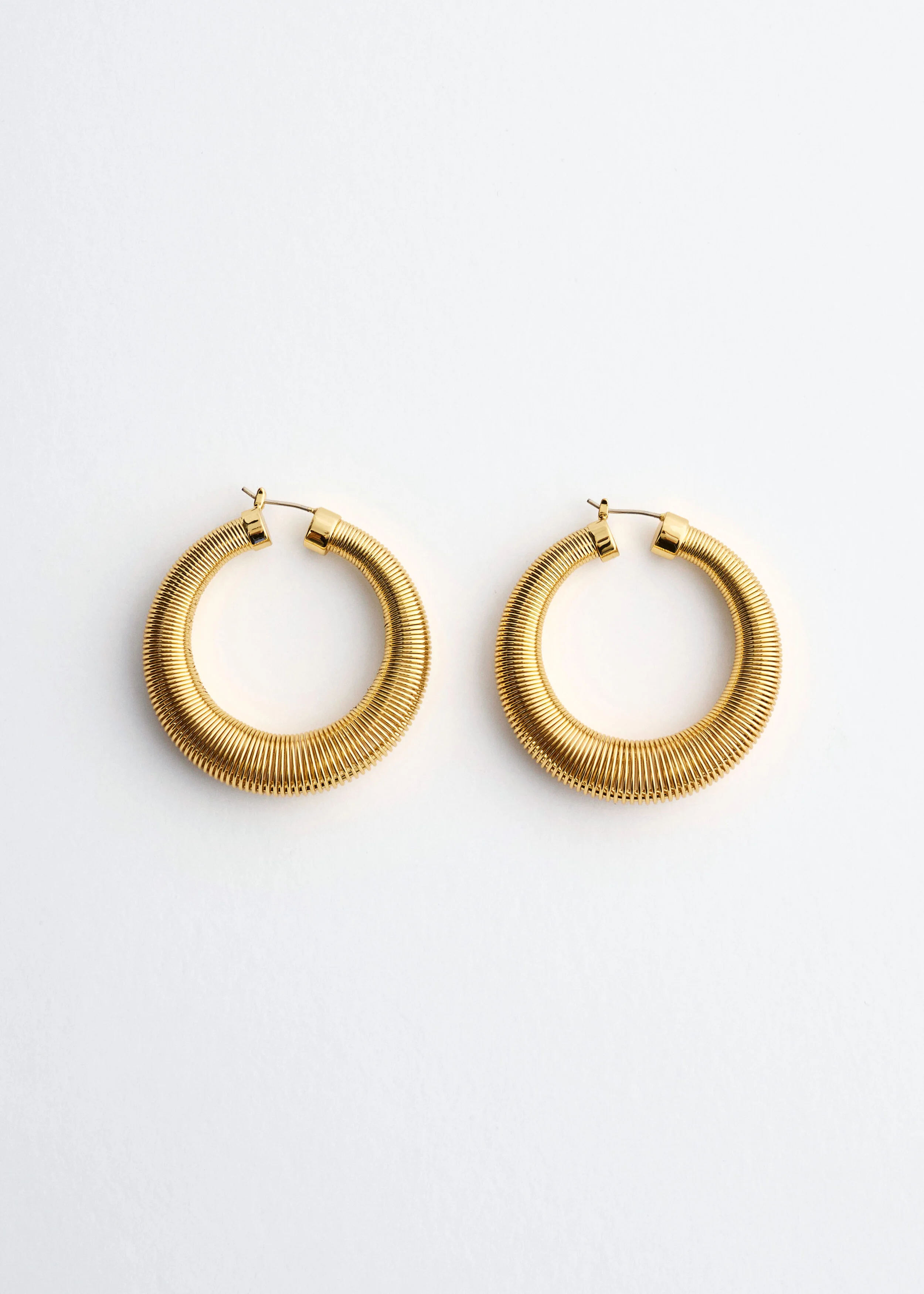 Coil Hoop Earrings - 1