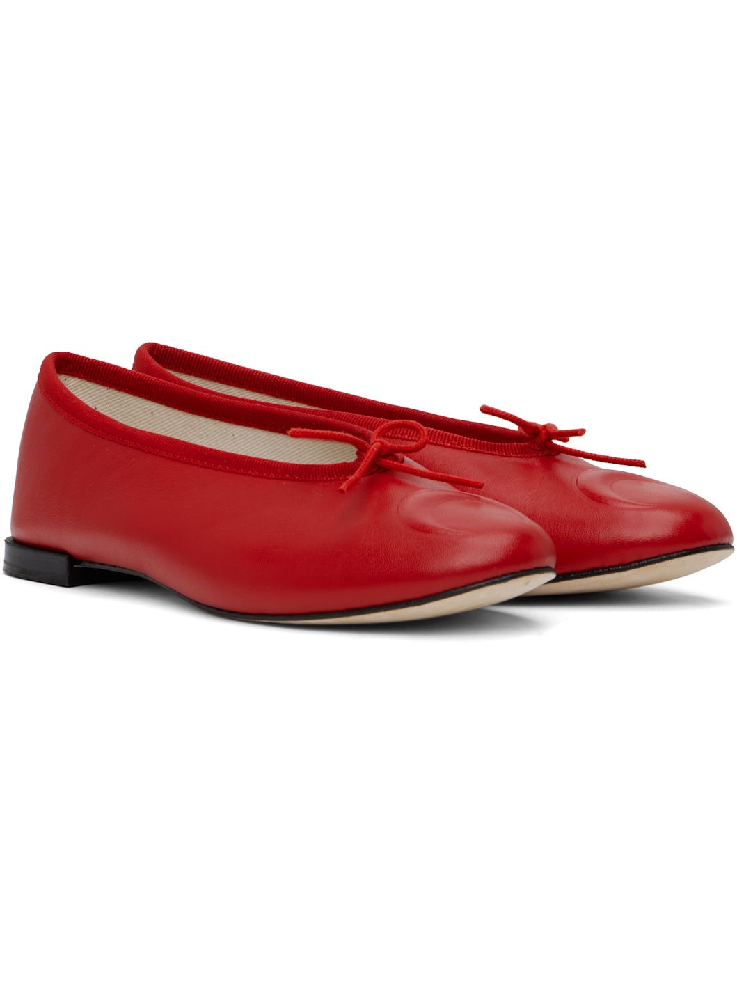 Red Repetto Edition Lilouh Soft Nappa Ballerina Flats - 4