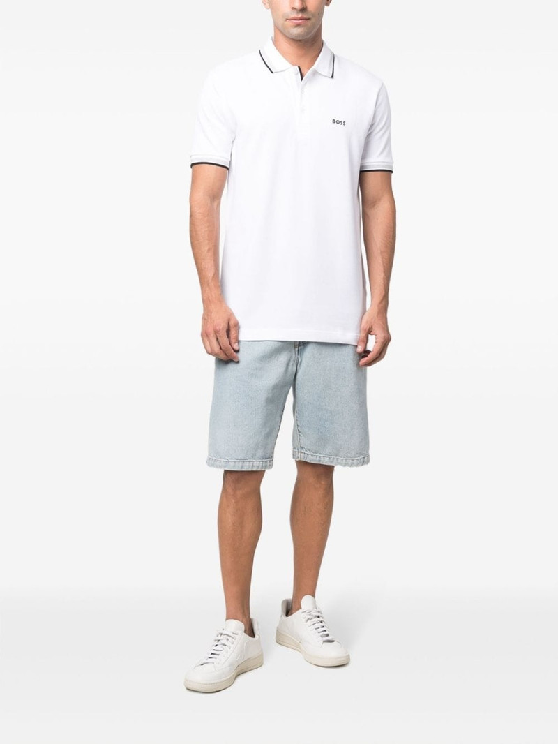 BOSS embroidered logo polo shirt outlook