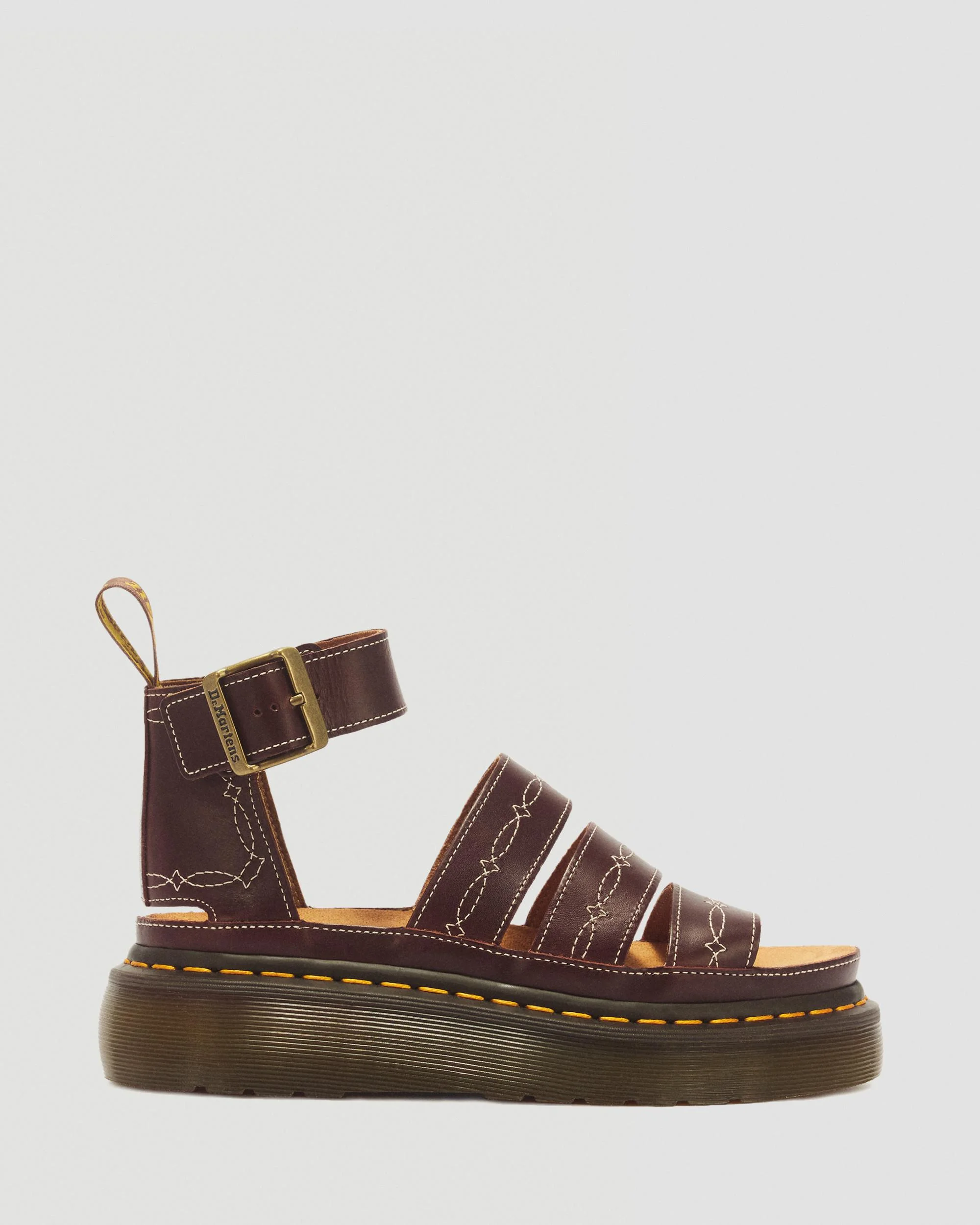 Clarissa II Quad Desert Rodeo Classic Pull Up Leather Sandals - 1