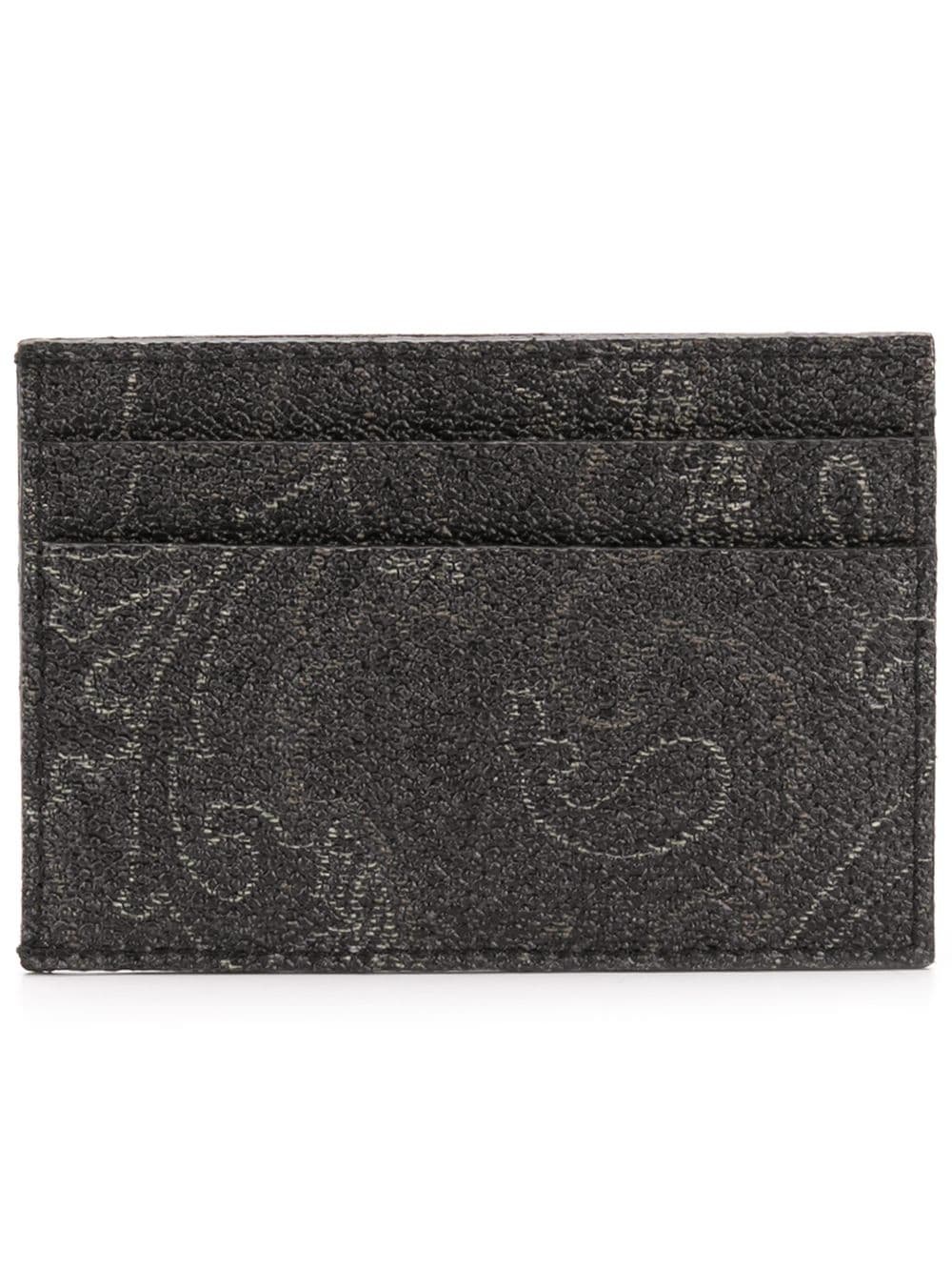 paisley pattern cardholder - 1