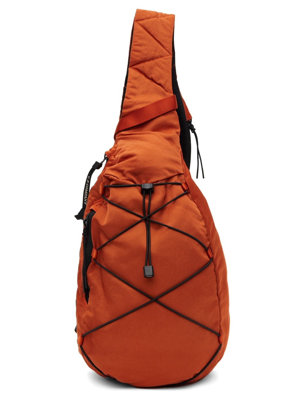 Orange Nylon B Crossbody Bag - 1