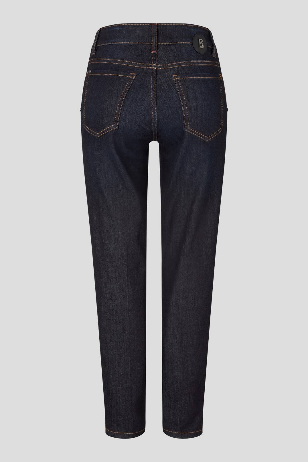 ADA STRAIGHT FIT JEANS IN DARK DENIM BLUE - 6
