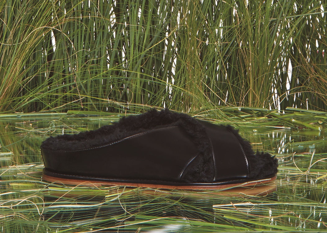 Ellington Slide with Wool Fur - 5