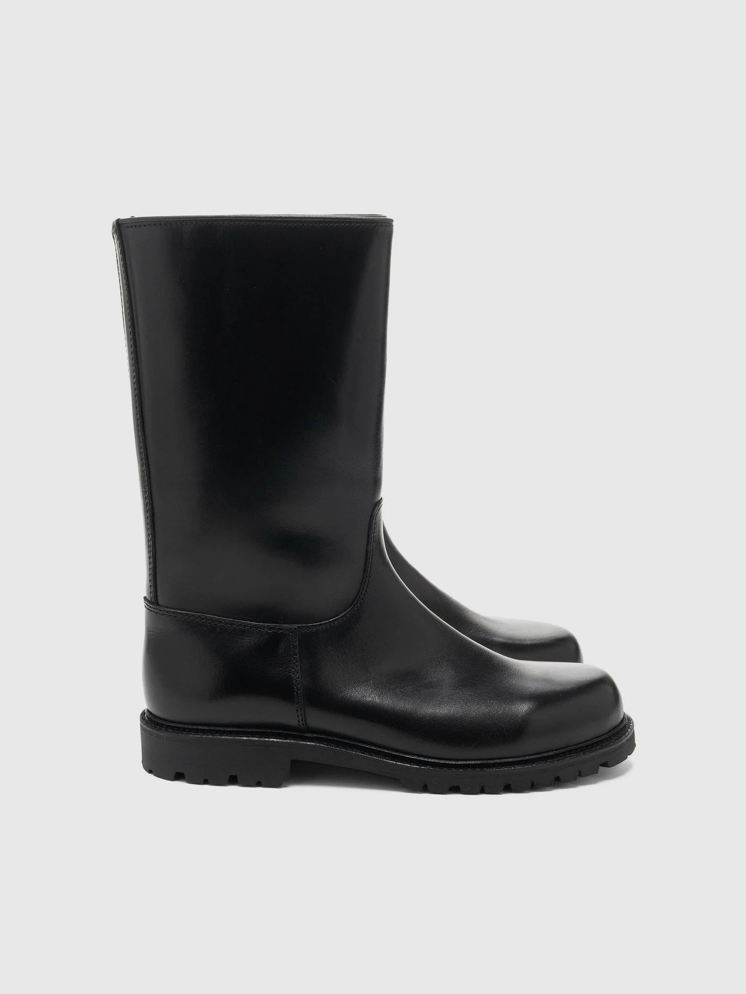 Biker Boots Black Vintage - 1