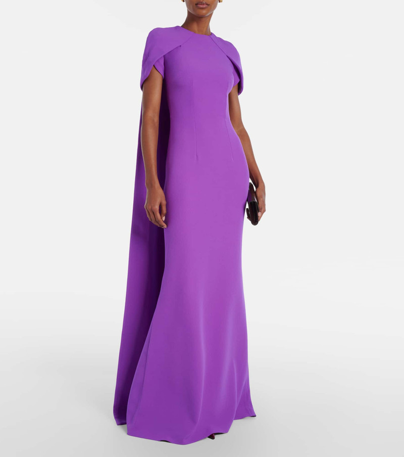 Safiyaa Ginko caped gown outlook