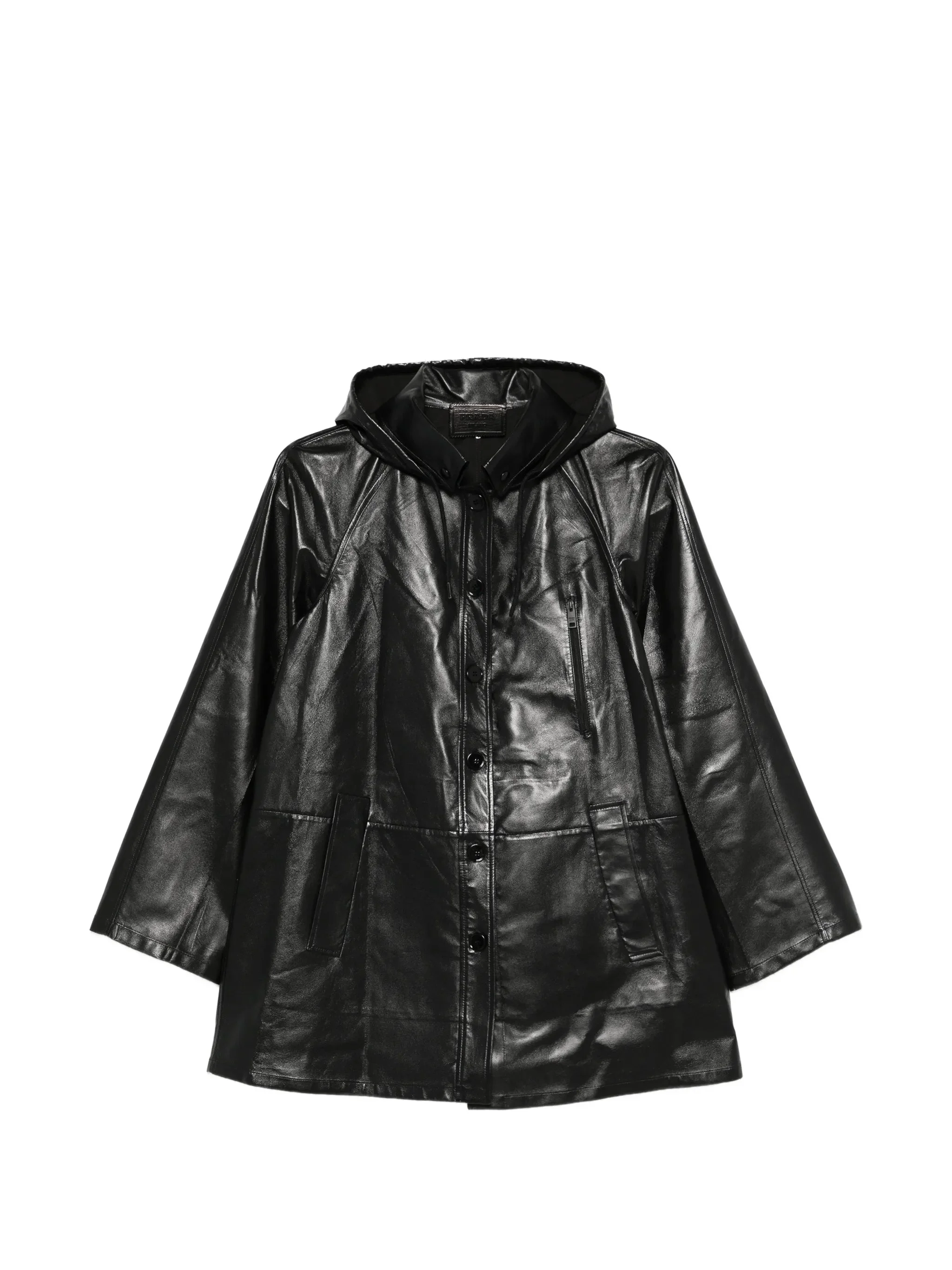 Prada Hooded Button Fastening Jacket - 1