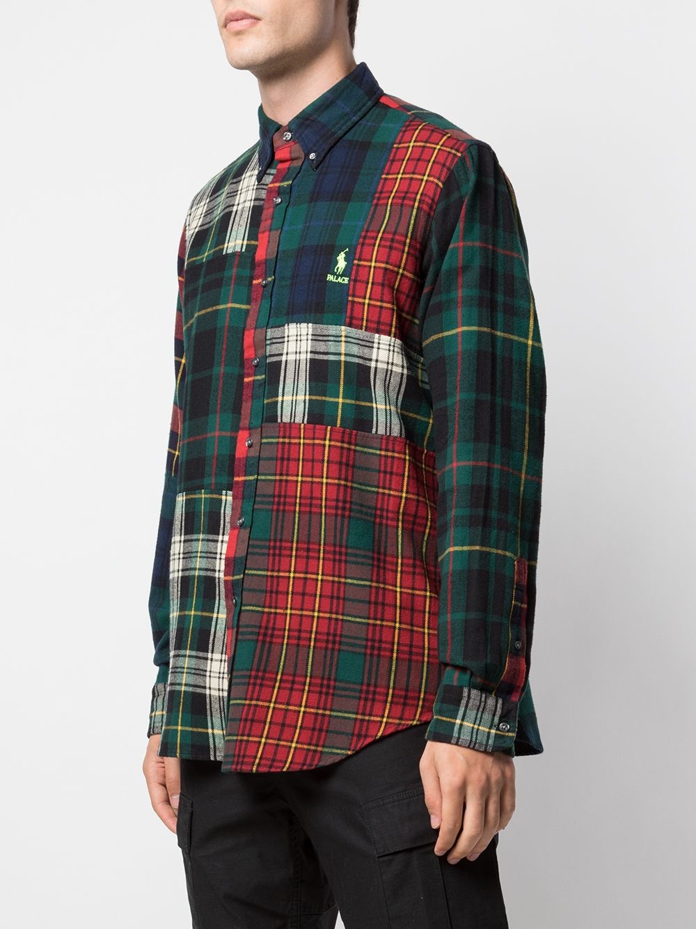 x Ralph Lauren Pieced Flannel B.D. Shirt - 3