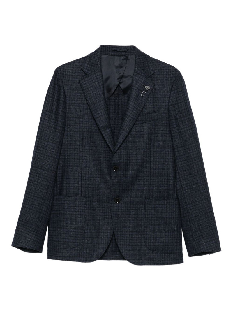 checked patch-pocket blazer 1