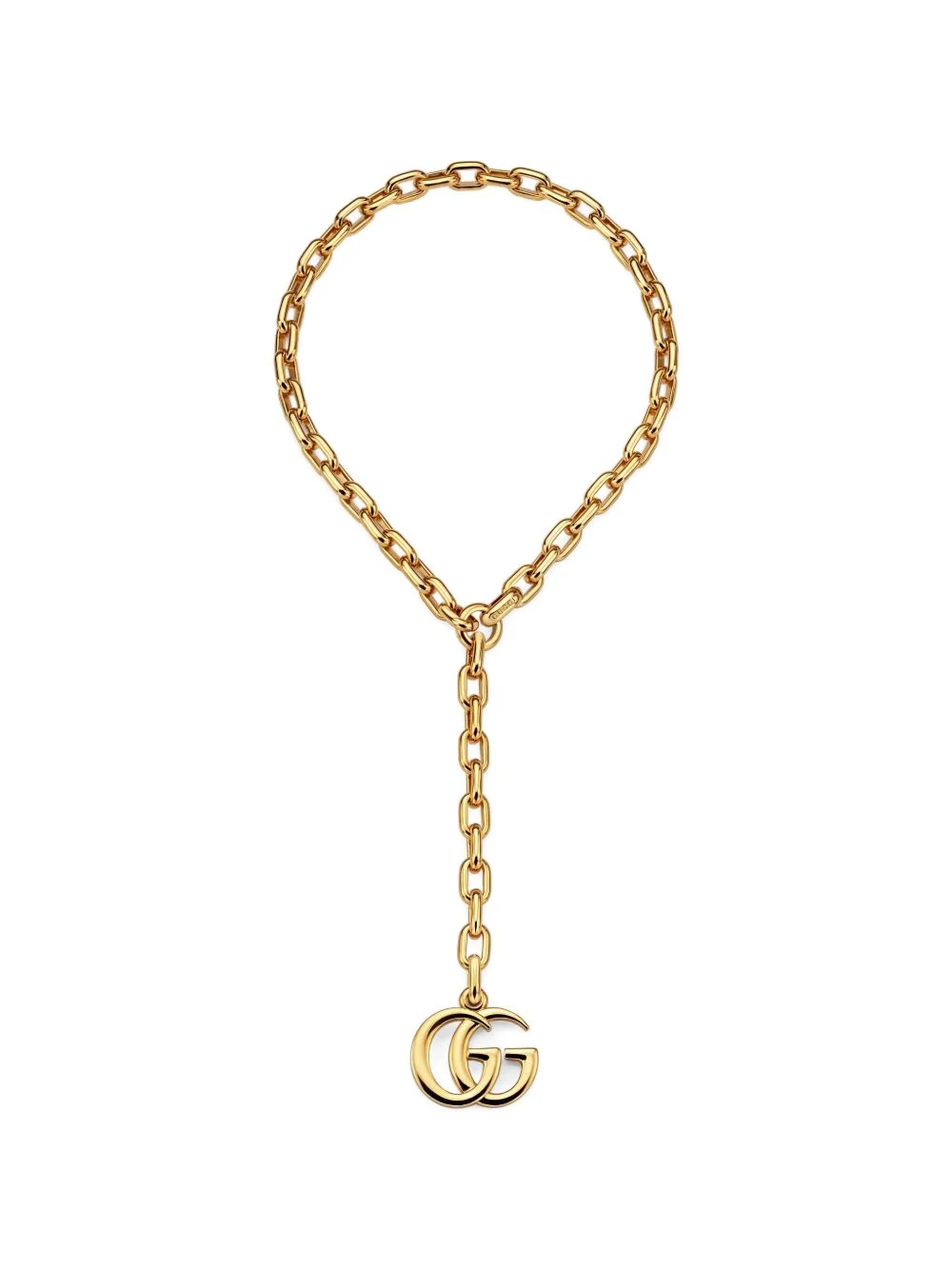 GG-pendant chain necklace - 1
