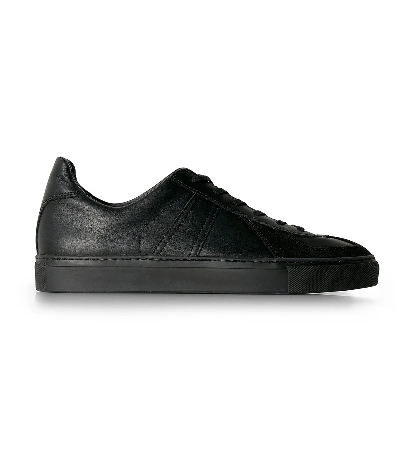 GERMAN MILITARY TRAINER with SERENA SOLE ALL BLACK - 1