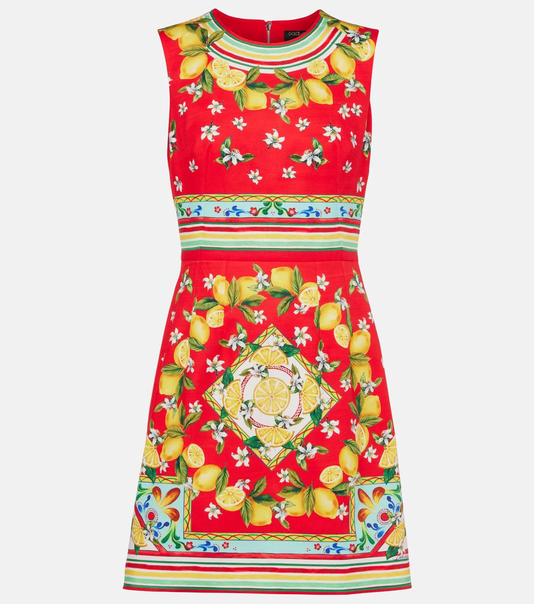 Printed cotton minidress - 1