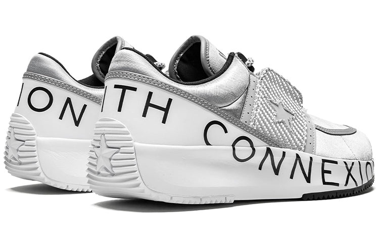 (WMNS) Converse Run Star x Faith Connexion Low Top Metal Silver 565537C - 4