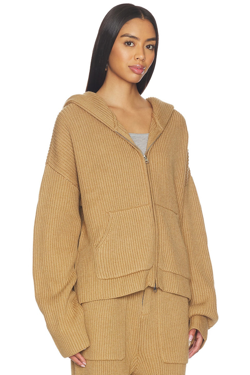 AYA MUSE Knit Zip Up Hoodie outlook