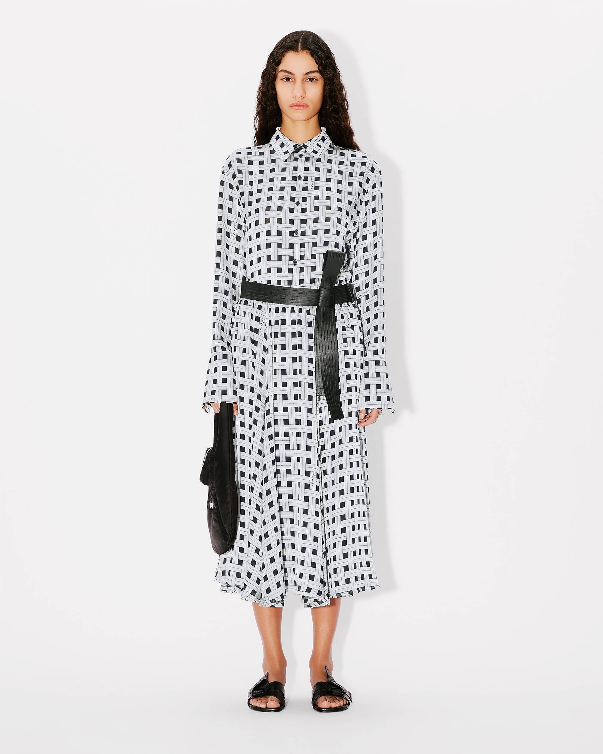 'KENZO Weave' midi skirt - 3