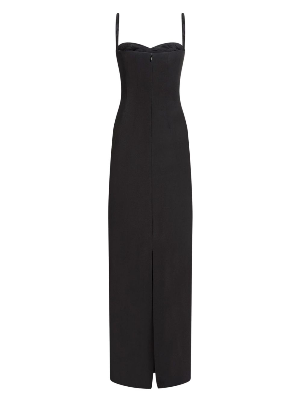 embroidered silk dress - 6