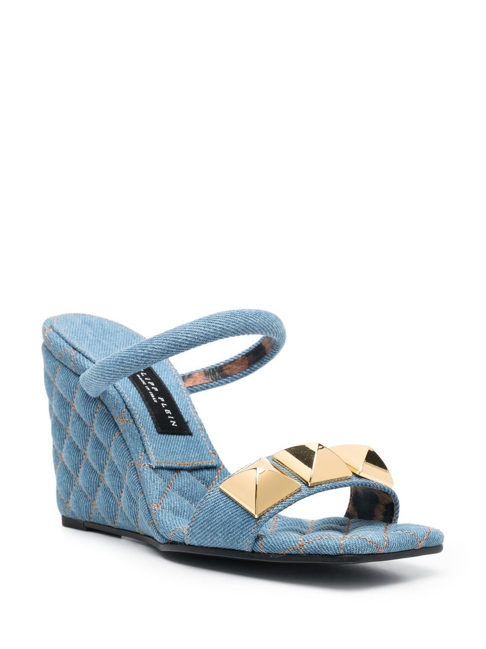 110mm stud-detail wedge sandals - 2