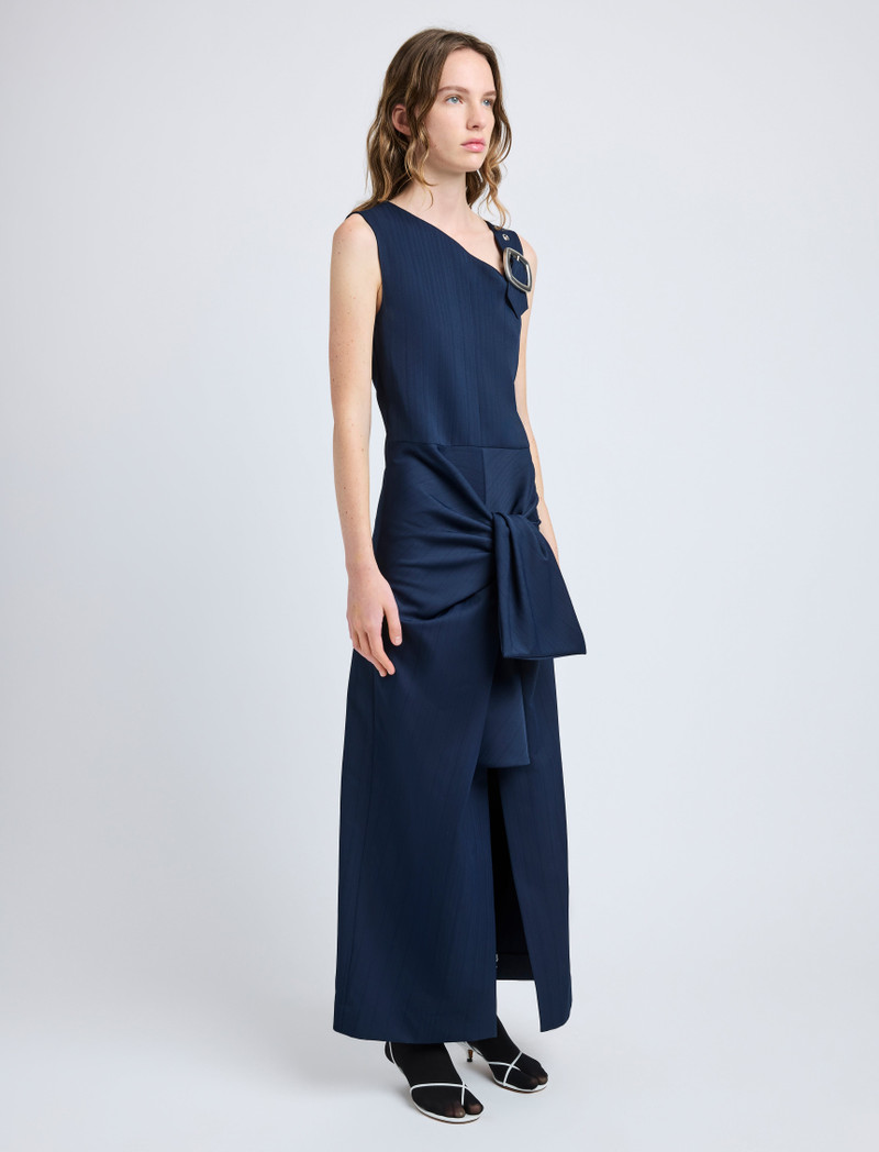 Proenza Schouler Jackie Dress in Technical Nylon Jacquard outlook