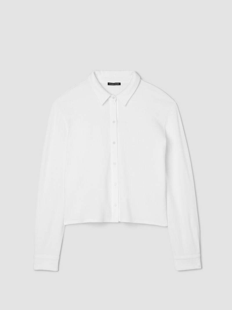 Cross Hatch Stretch Jersey Classic Collar Shirt 1