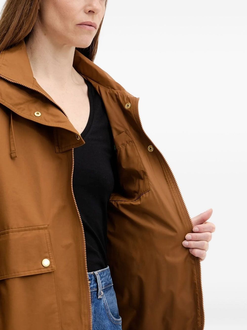 Cecile hooded zip-front jacket - 3