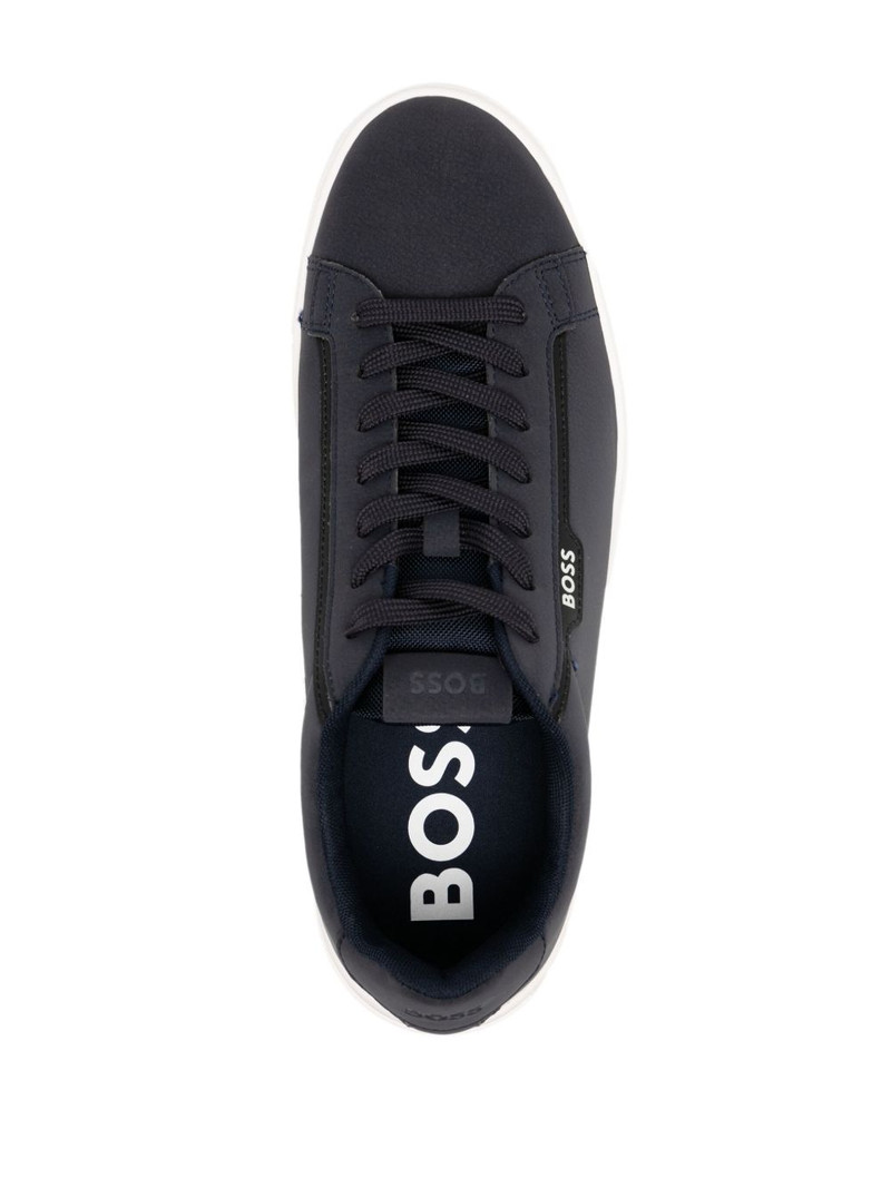 logo print sneaker 4