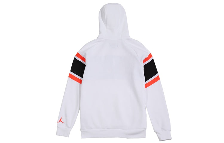 Air Jordan Air logo Printing Fleece Pullover White BQ5655-100 - 2