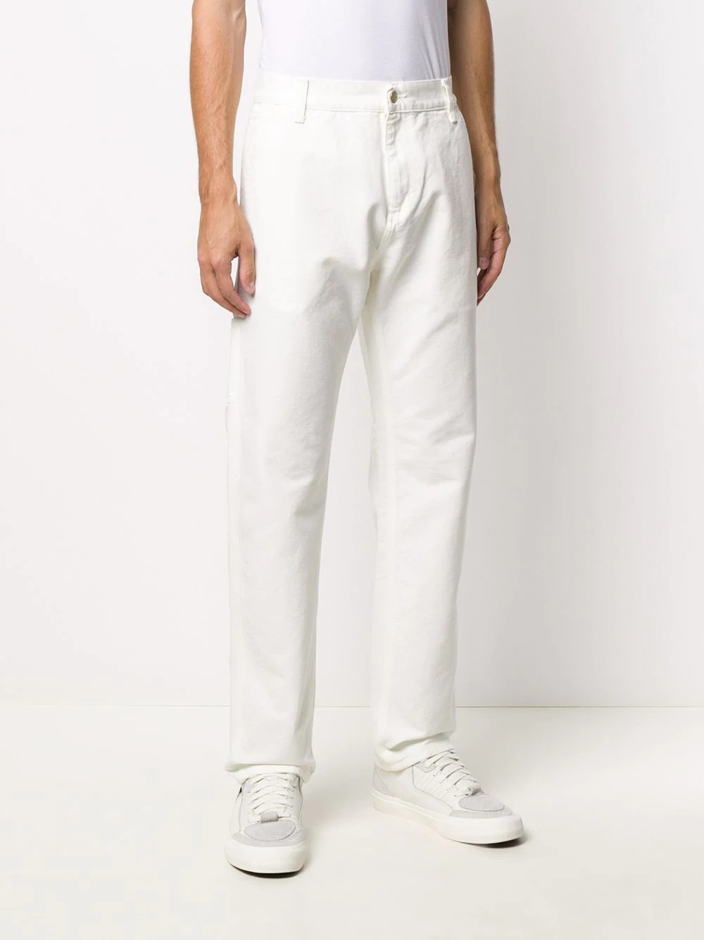 mid-rise straight trousers - 3