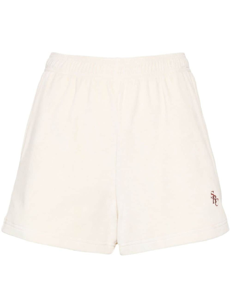 SRC velour mini shorts 1