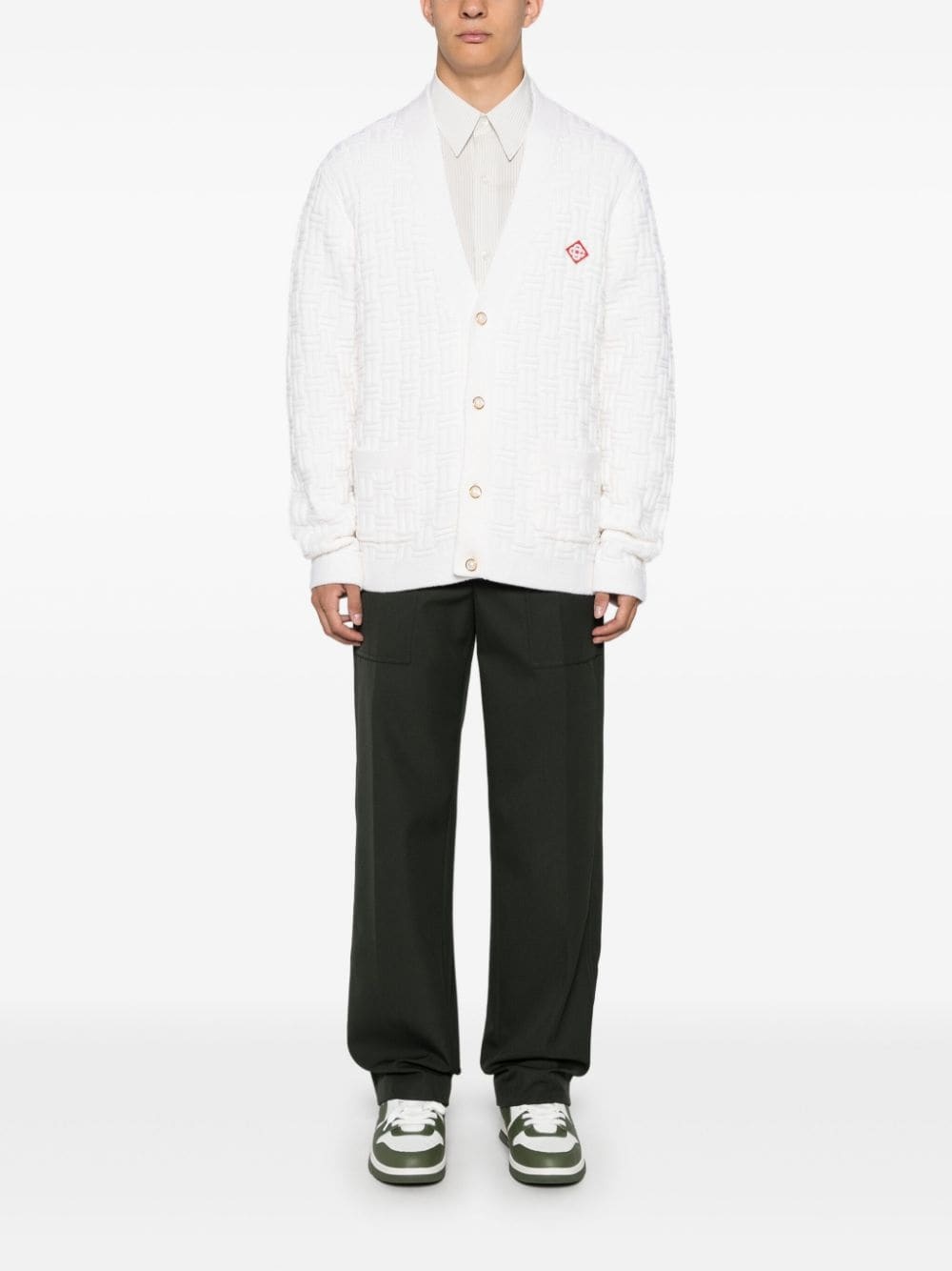 Column stitch cardigan - 2
