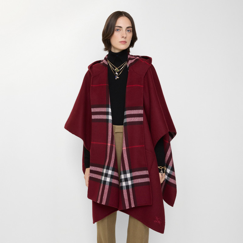Burberry Cashmere Hooded Cape outlook