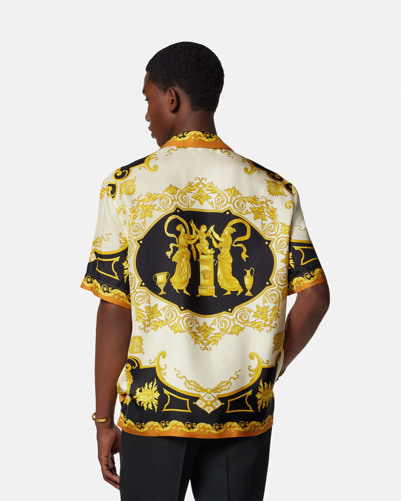 Printed Silk Twill Regular Shirt 5