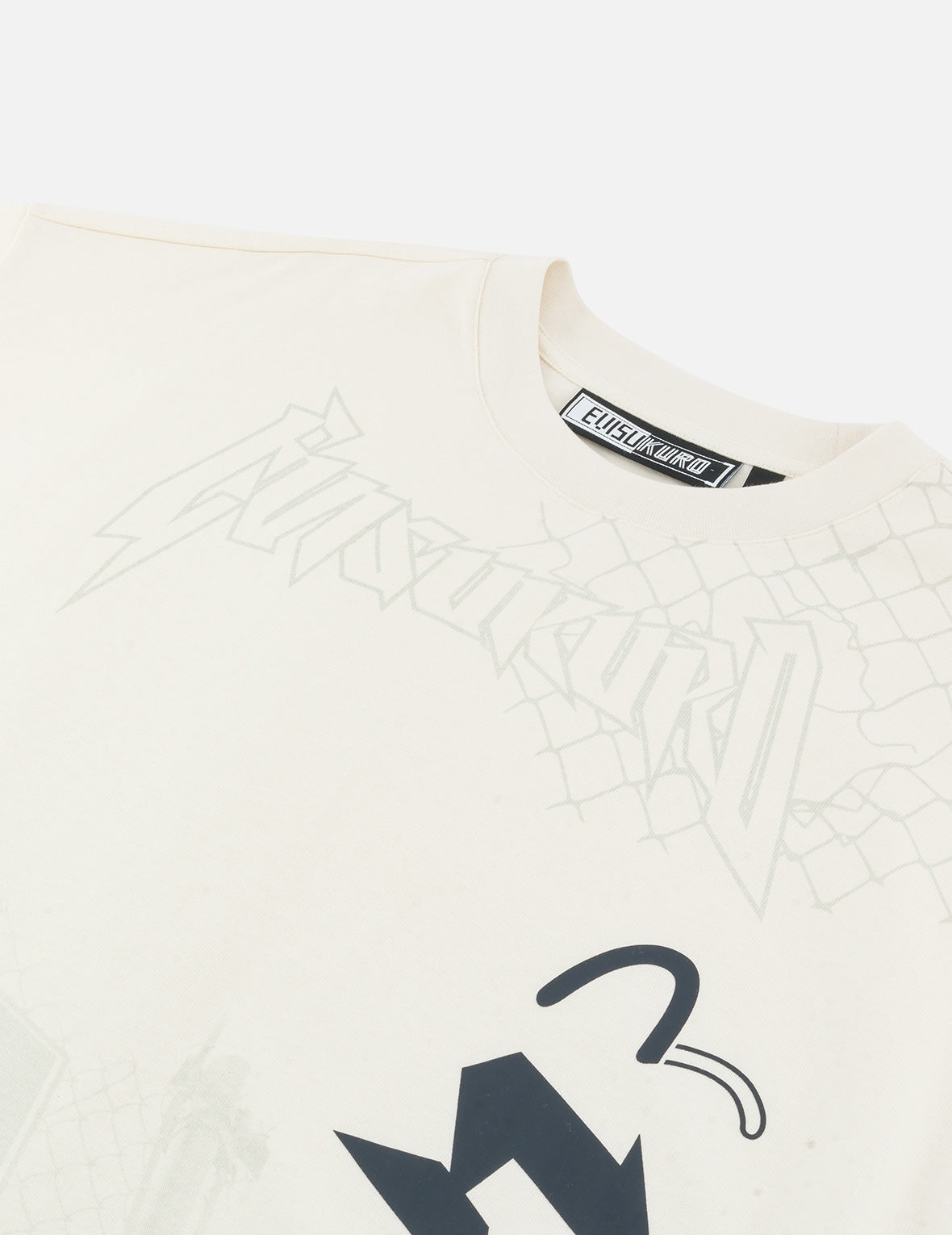 Logo and Seagull print Oversized T-Shirt - 7