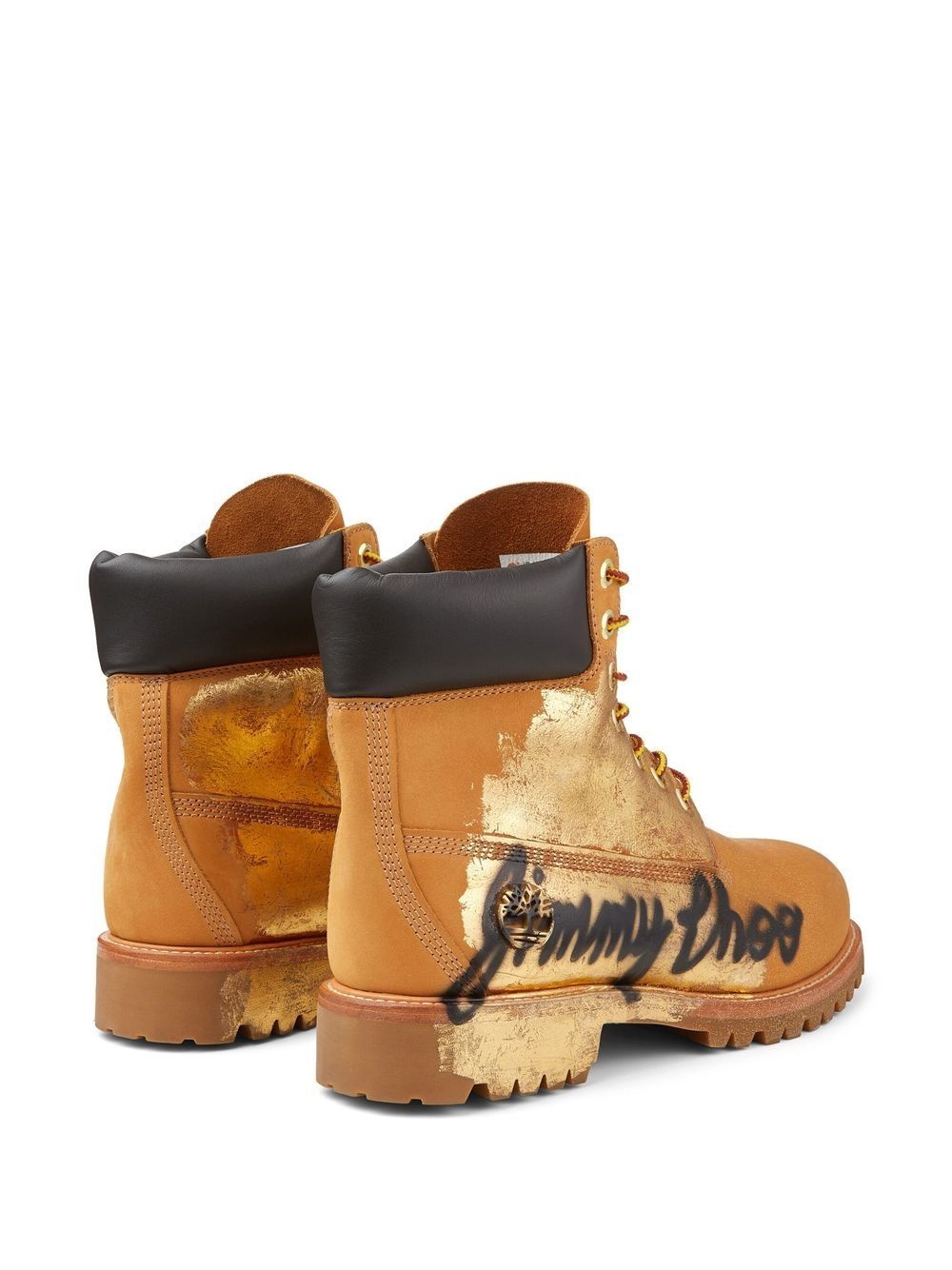 x Timberland graffiti logo ankle boots - 3