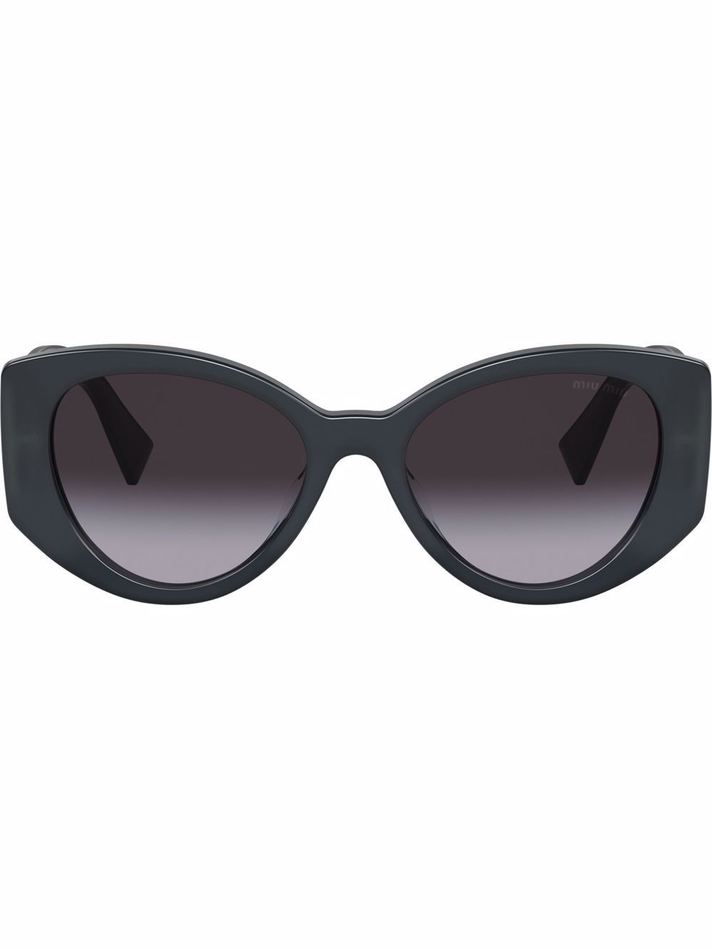 gradient oversize-frame sunglasses - 1