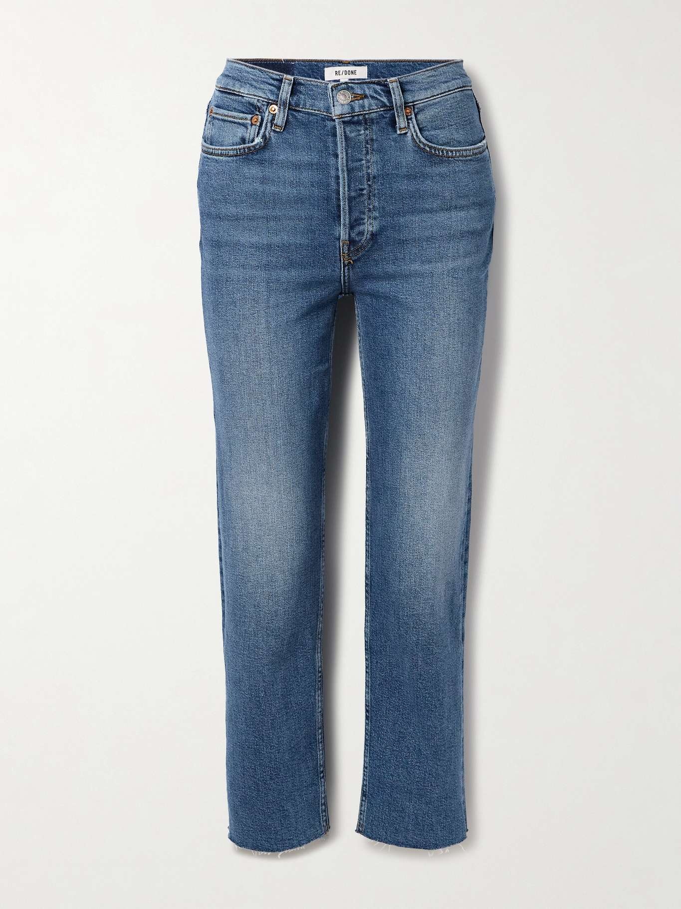 70s Stove Pipe high-rise straight-leg jeans - 1