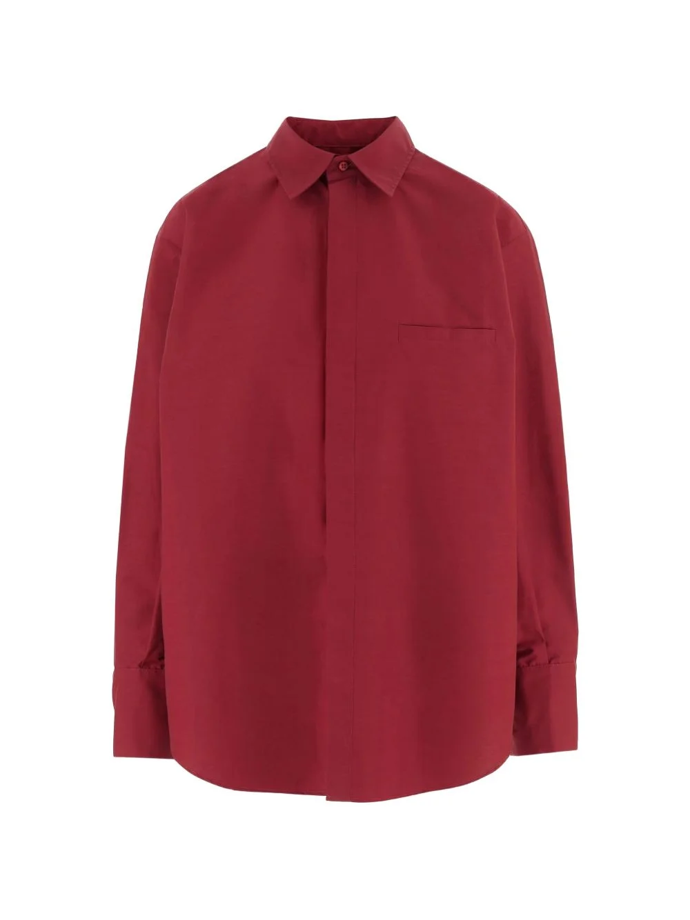 ruffled-back shirt - 1