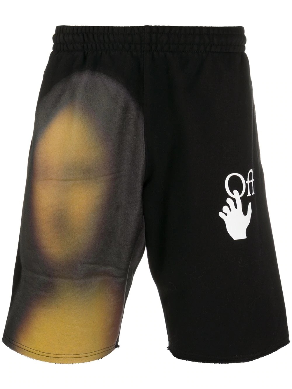 blurred Monalisa track shorts - 1