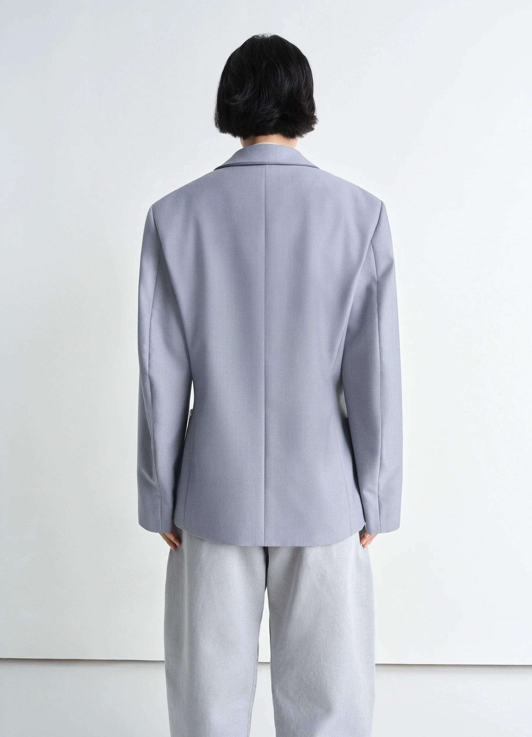 DOUBLE BREASTED TAILORED JACKET - 5