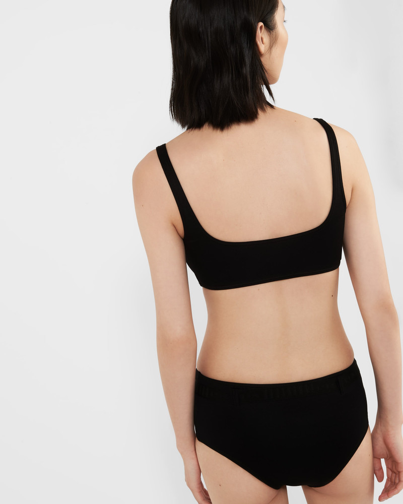 Interlock fabric bikini bottom 5