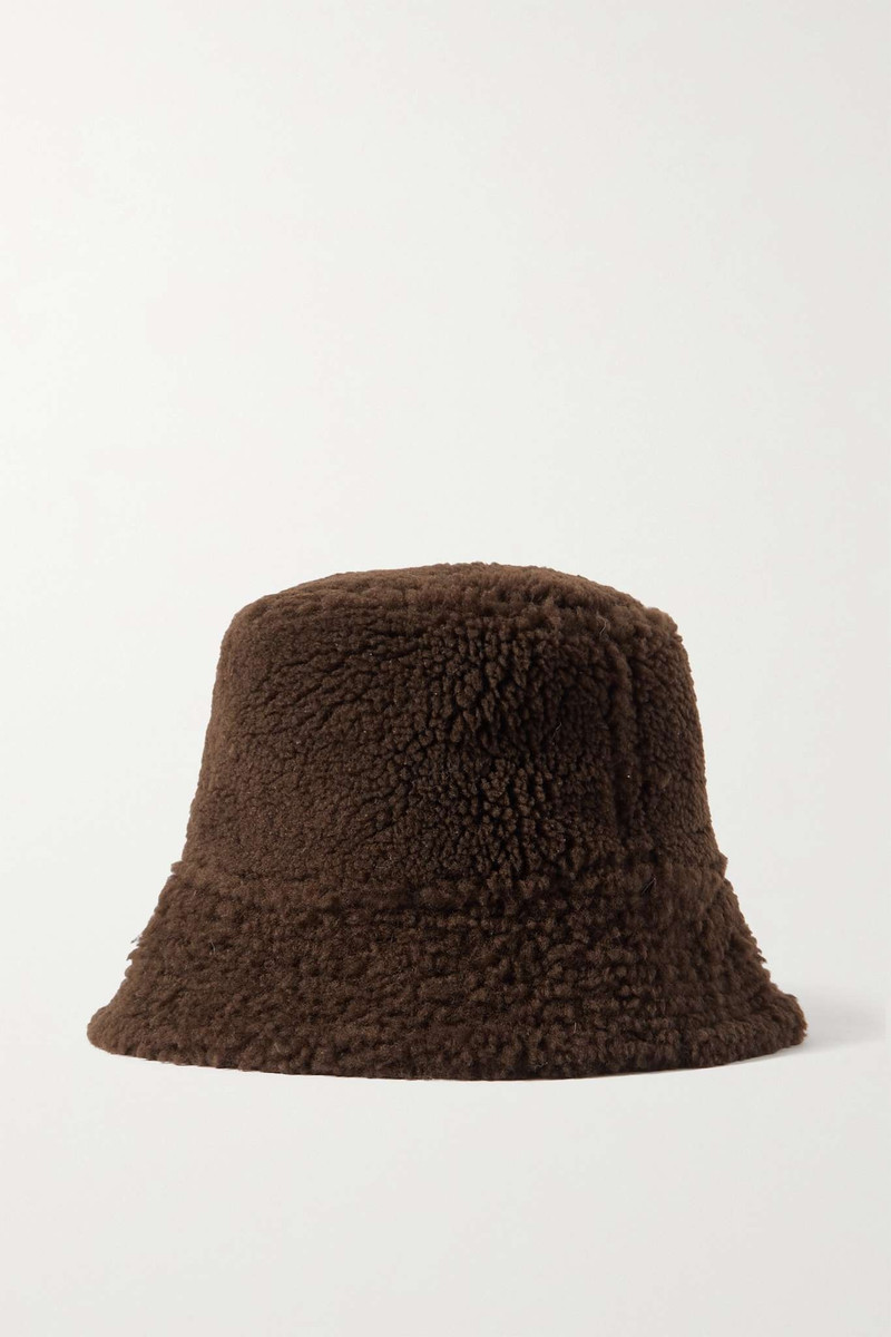 Shearling bucket hat 4