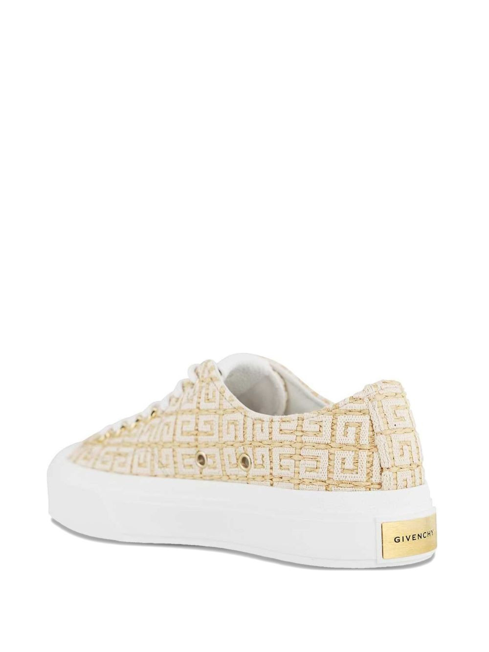 4G-pattern platform sneakers - 3