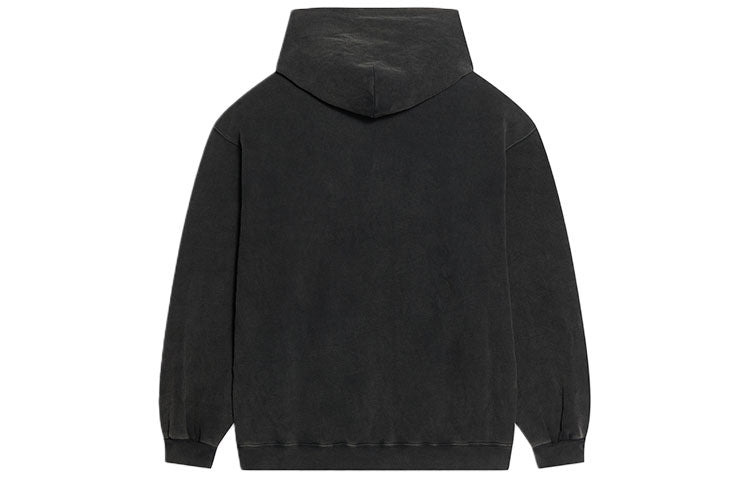Balenciaga Sporty B Hoodie Medium Fit 'Black' 600583TLVA11070 - 2
