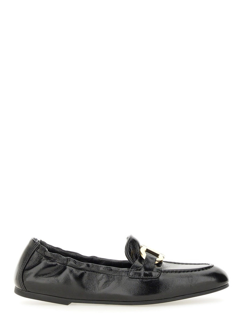 FERRAGAMO FERRAGAMO Jodie Leather Loafers outlook