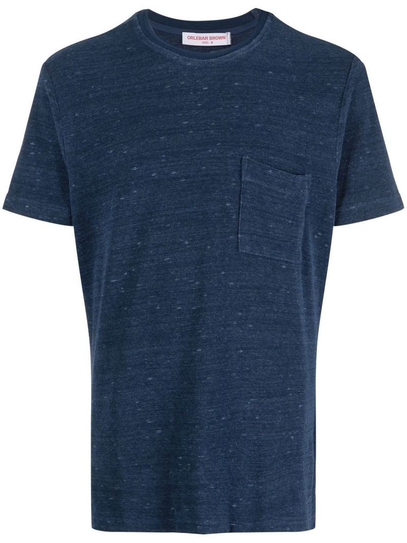 Classic towelling-finish T-shirt 1