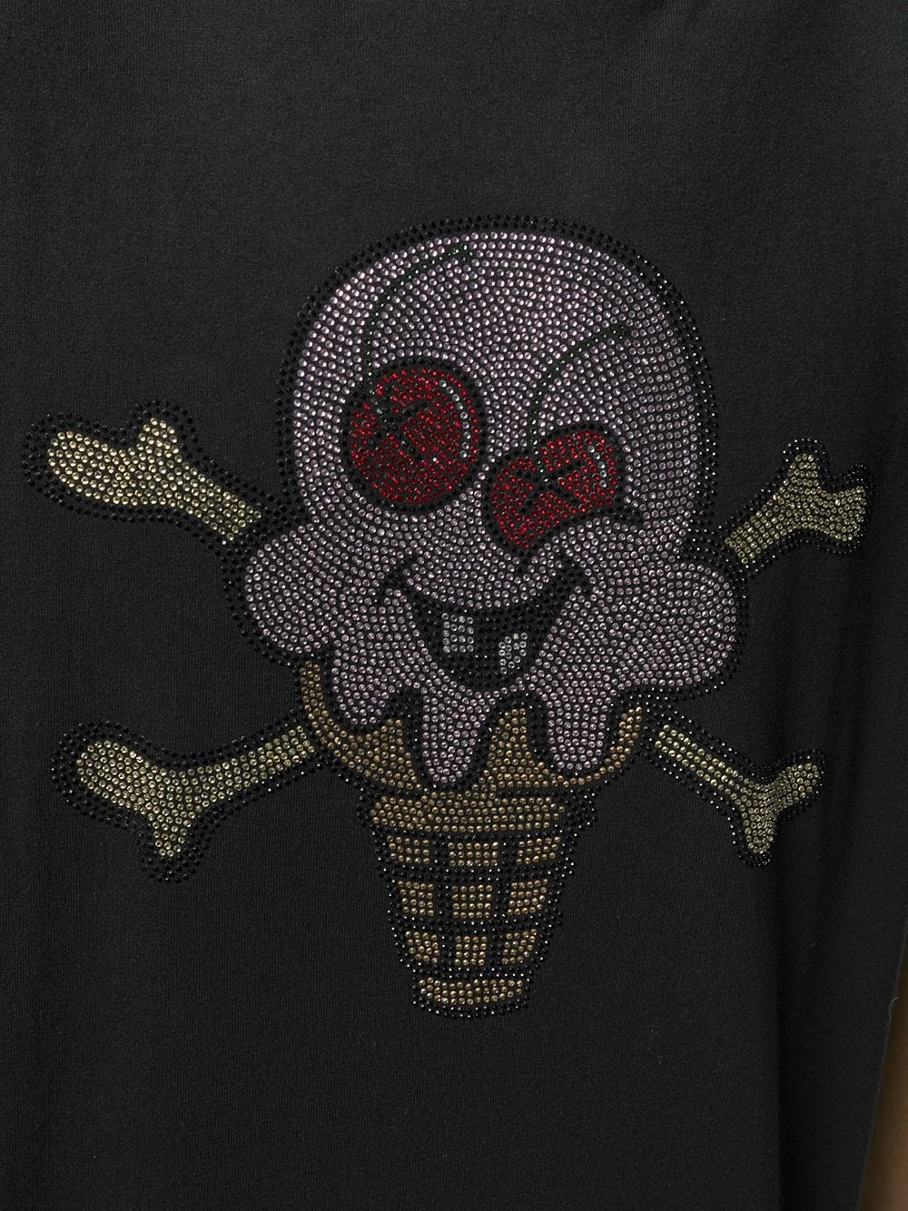 x Ice Cream Skull embellished T-shirt - 5