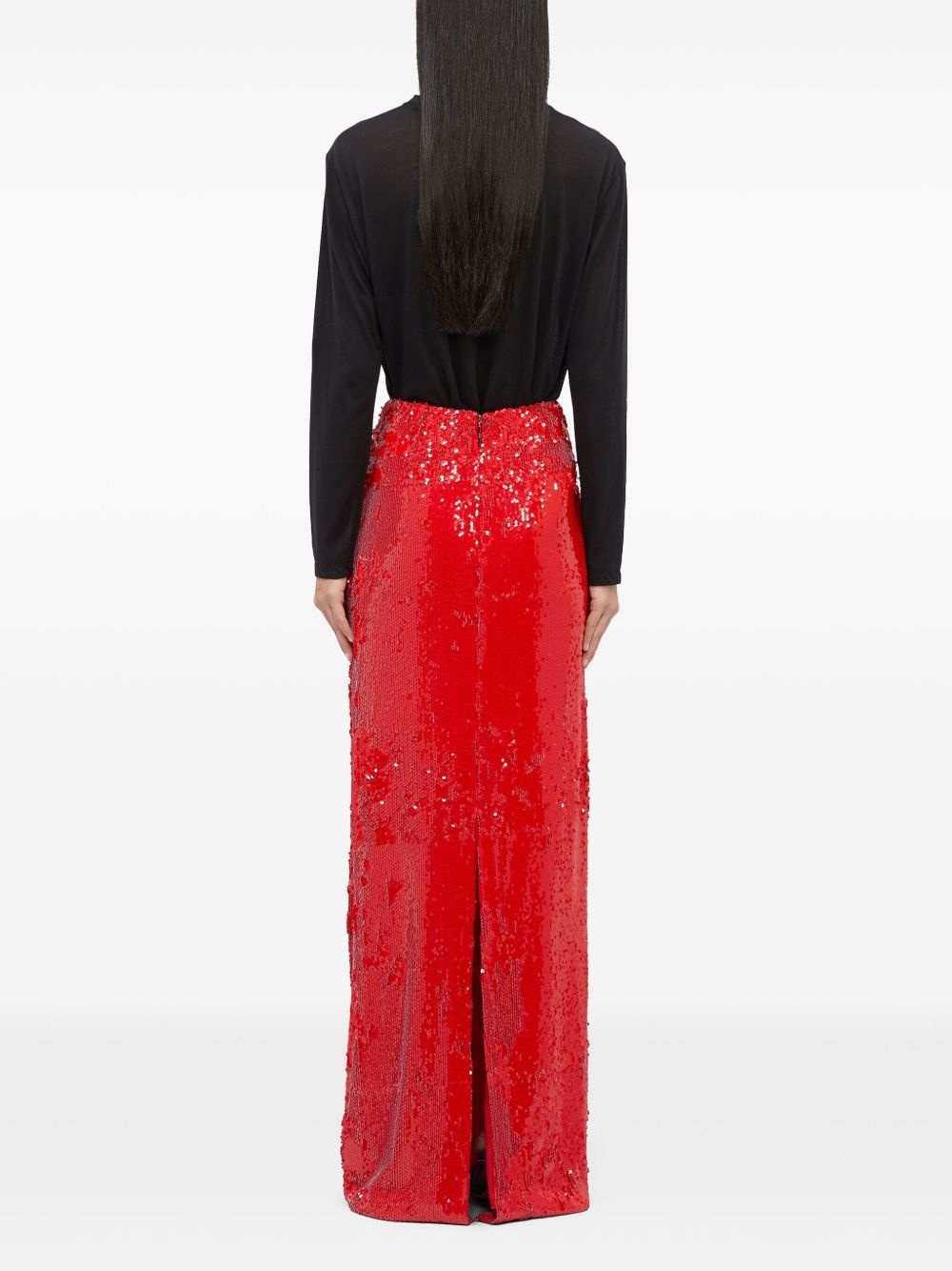sequin straight skirt - 4