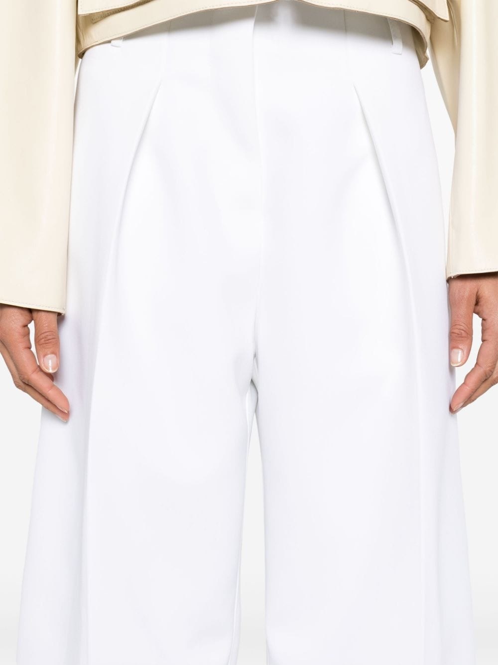 Ovalo pleated palazzo pants - 5