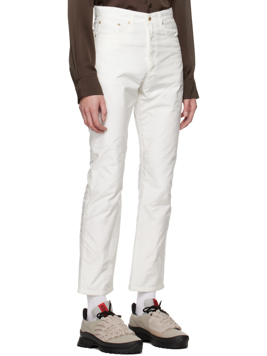 SSENSE Exclusive Off-White Airbag Trousers - 2