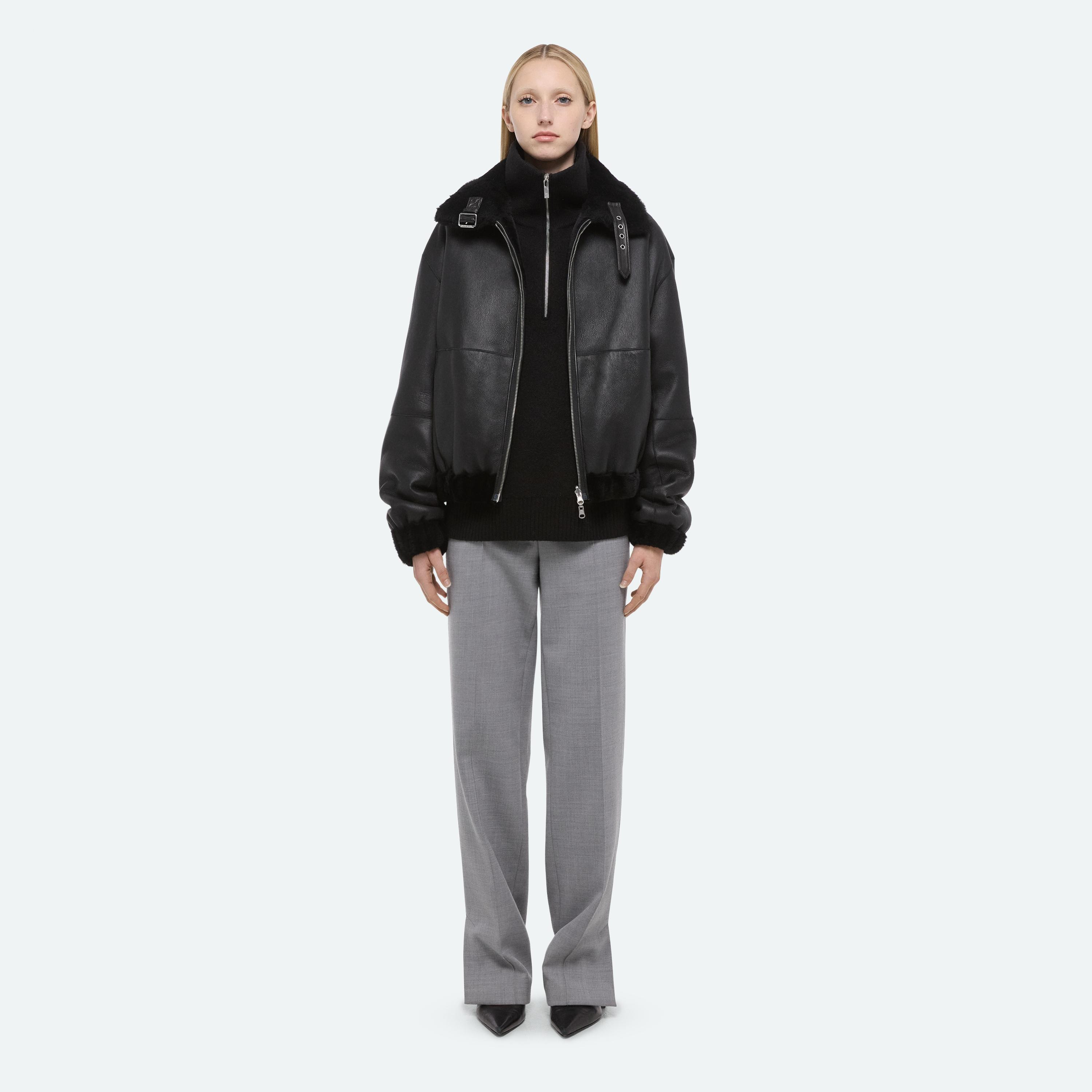 SHEARLING BOMBER - 3